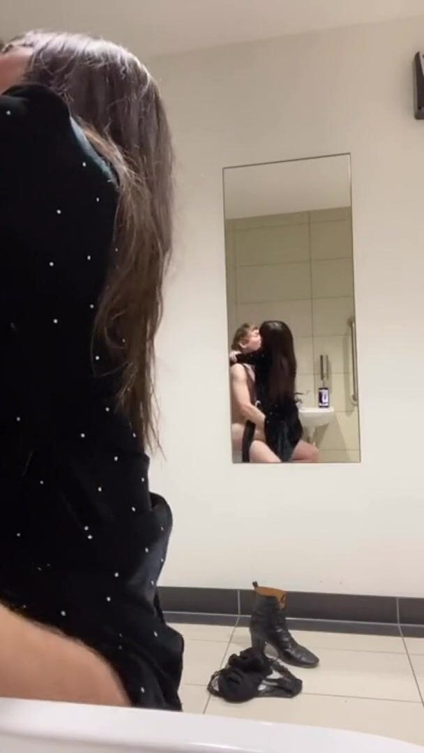 Fucking in the bathroom of the New Years party