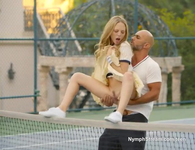 Tiny Teen Loves Tennis