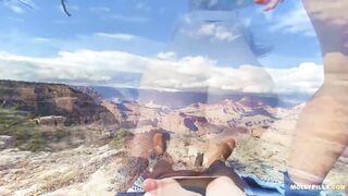 Cowgirl: Big Tits and Big Ass Babe Giving a Riding in Grand Canyon #4