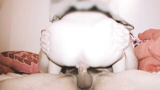 Fucking in the Squat Position: My wife squat fucks me and dismounts with an insane creampie dump #3