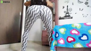 squatting with my dildo underneath me