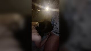 Nude Frog: Love the position she is in while she sucks dick #2